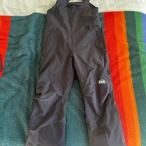 REI Black Snow Bib Pants